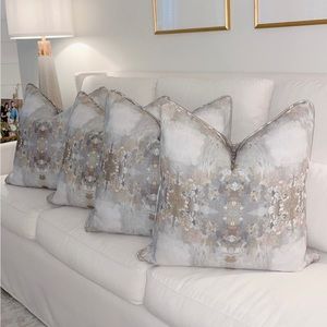Light Gray Throw Pillows by Norwalk Furniture